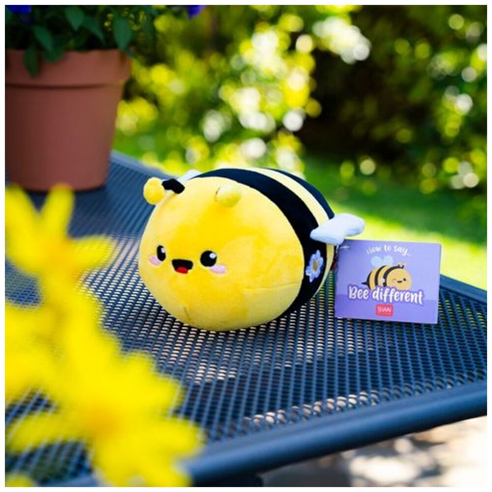 Legami 15cm 3y+ Kids Cute Animal Plush Mini Bee Super Soft Free Standing Toy — image 4