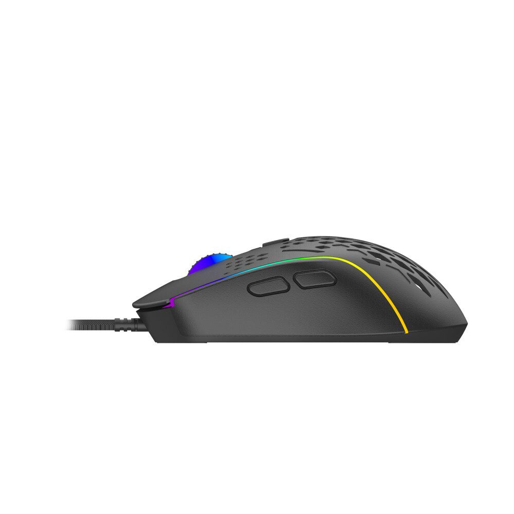 Laser Gaming Laser Wired Gaming RGB LED Mouse 12800 DPI Optical For PC/Laptop Computer Black — image 3