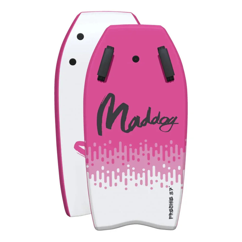 Maddog 33 Inch Freshie Kids and Adults Bodyboard with Handles — Pink
