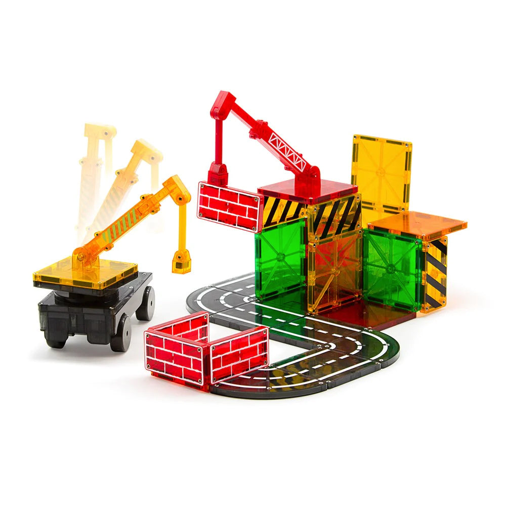 Magna-Tiles Builder Kids/Childrens Magnetic Construction Toy Set 3y+ (32 Pieces) — image 2