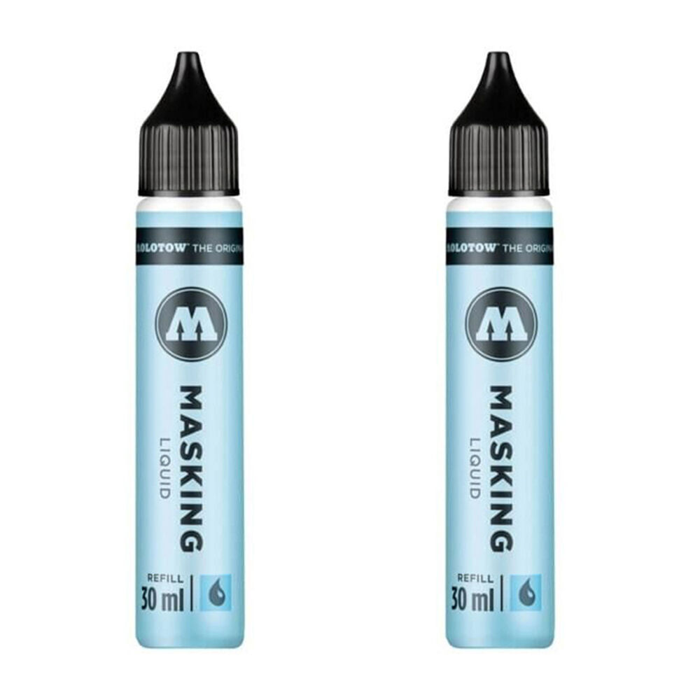 Molotow Grafx Art Fast-Drying Water Resistant Masking Fluid Pen Refill 30ml (2 Pack)