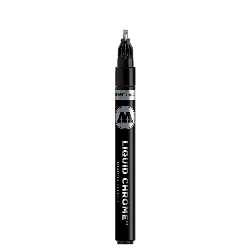 Molotow High Gloss Mirrored Effect Liquid Chrome Calligraphy Pen 3mm (2 Pack) — image 2