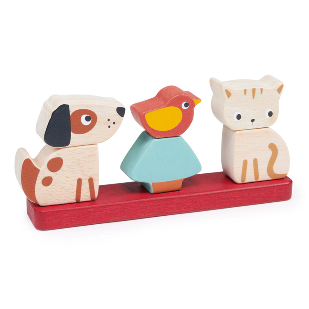 Mentari Animal Pet Stacker & 3pc Tender Leaf Toys Bunny Tale Family Set Toy — image 2
