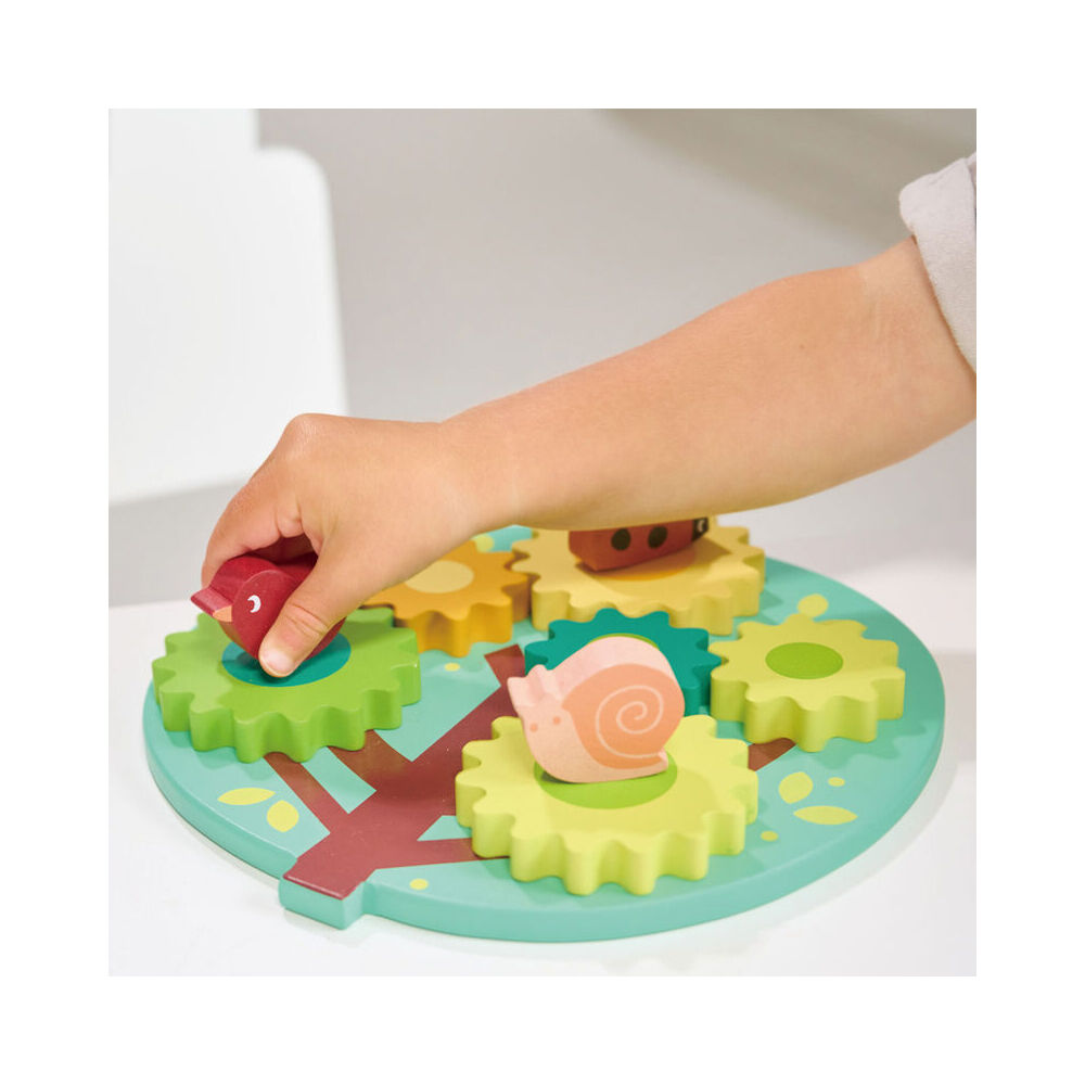 Mentari Tree Gears & Cogs Kids/Children Interactive Play Wooden Toy 18m+ — image 2