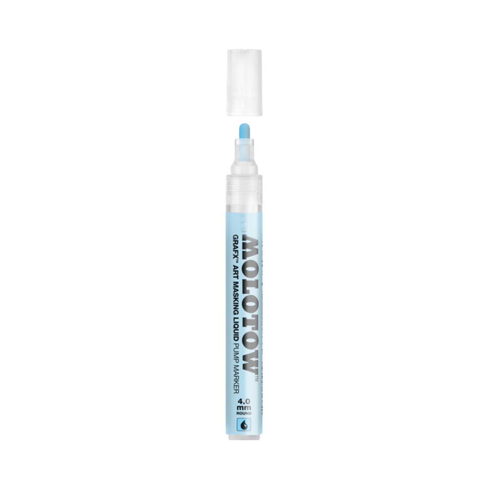 Molotow Grafx Art Fast-Drying Water Resistant Masking Fluid Pen 4mm (2 Pack) — image 2