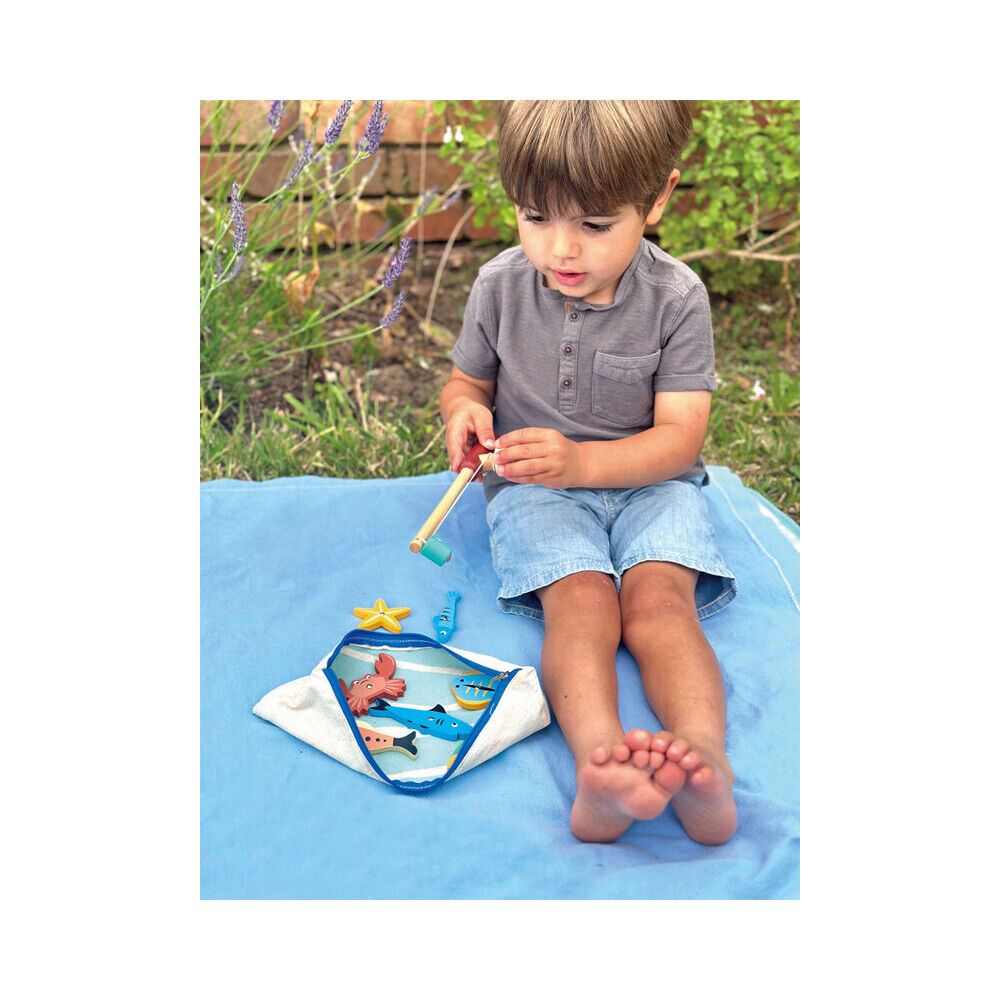 Mentari Fishing Game Kids/Children Educational Play 28x9cm Wooden Toy 3y+ — image 6