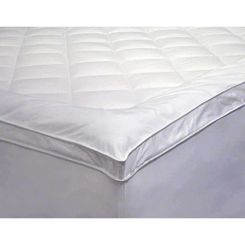 Jason Commercial Single X-Long Bed Microloft Fitted Mattress Topper 92x203cm