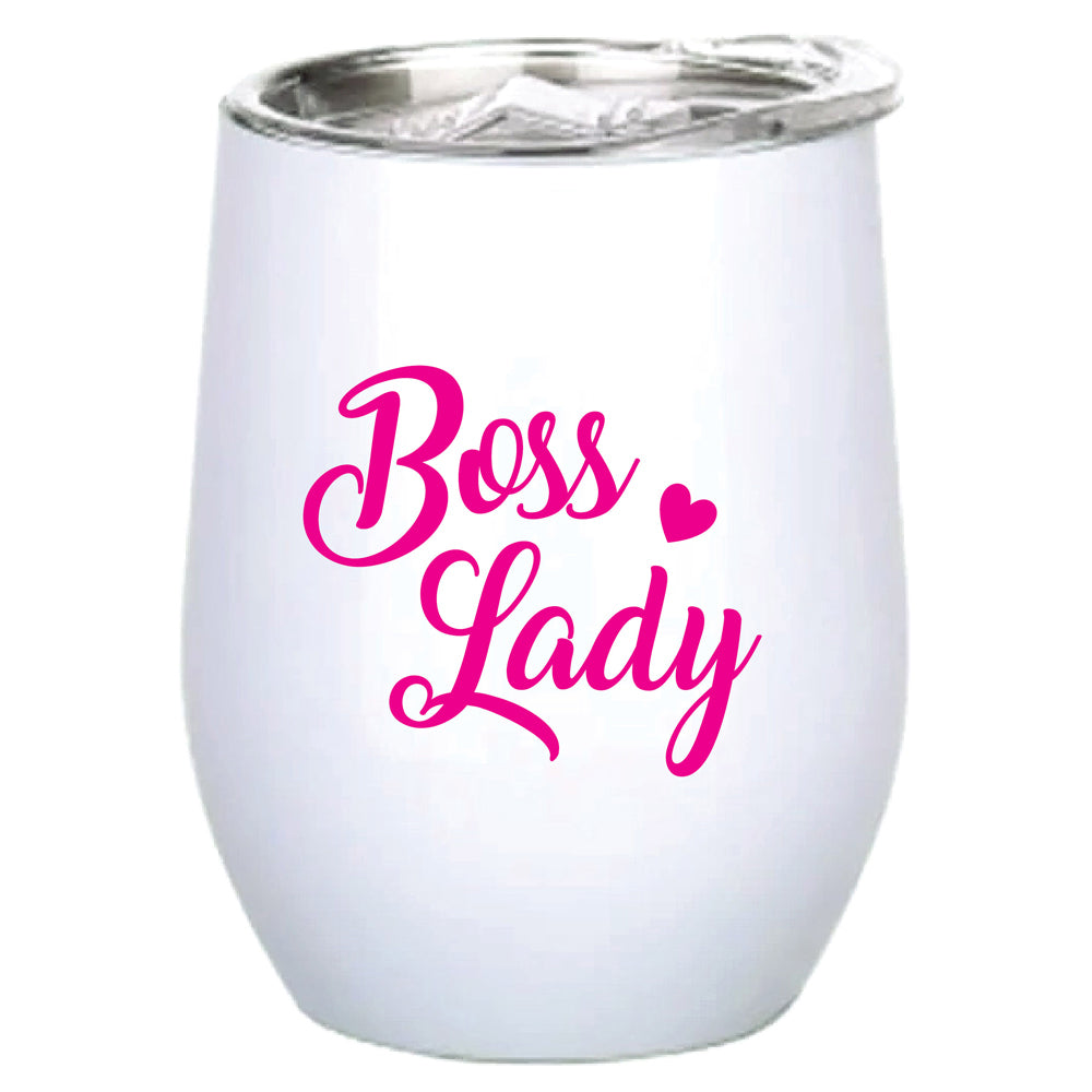 LMD Boss Lady 360ml Stainless Steel Double Walled Travel Tumbler Insulated Mug