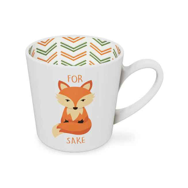 LMD For Fox Sake Beautiful on the Inside 420ml/10cm Ceramic Coffee Mug w/ Handle