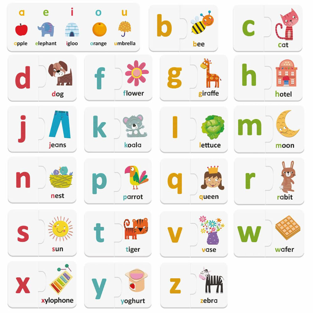 Headu 2-5y Kids Touch & Play My First English ABC Flash Cards Puzzle 20.5cm — image 3
