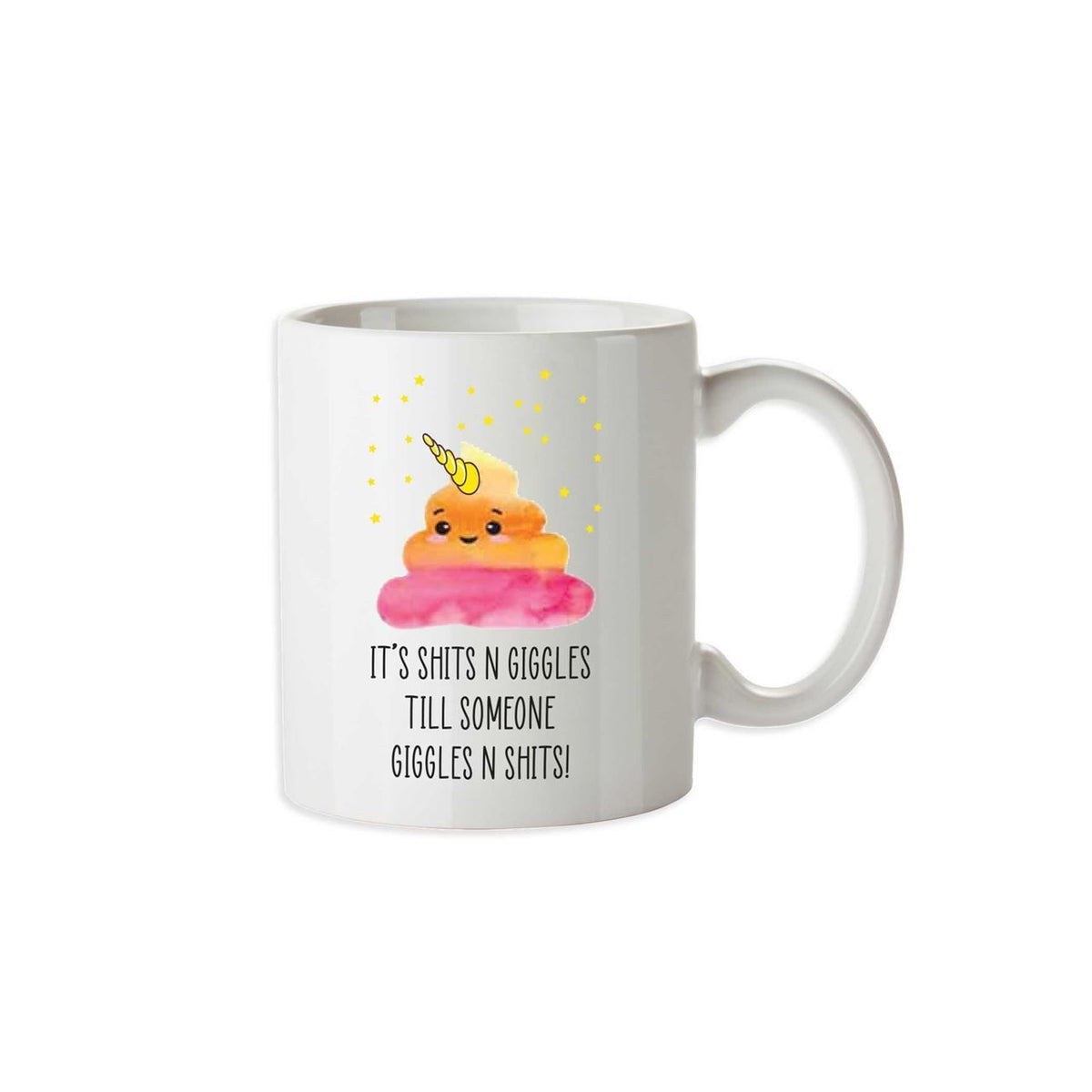 LMD Its Sh*ts & Giggles Novelty Funny Office Birthday Gift Mug Ceramic 350ml (2 Pack) — image 2