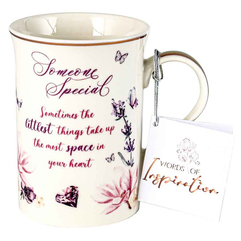 LMD Someone Special Inspiration Print Coffee Mug 360ml New Bone China Drinking Cup