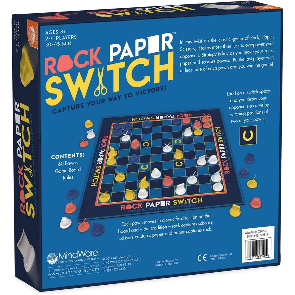 Mindware Rock Paper Switch 2-4 Players Kids/Children Fun Strategy Board Game 8y+ — image 4