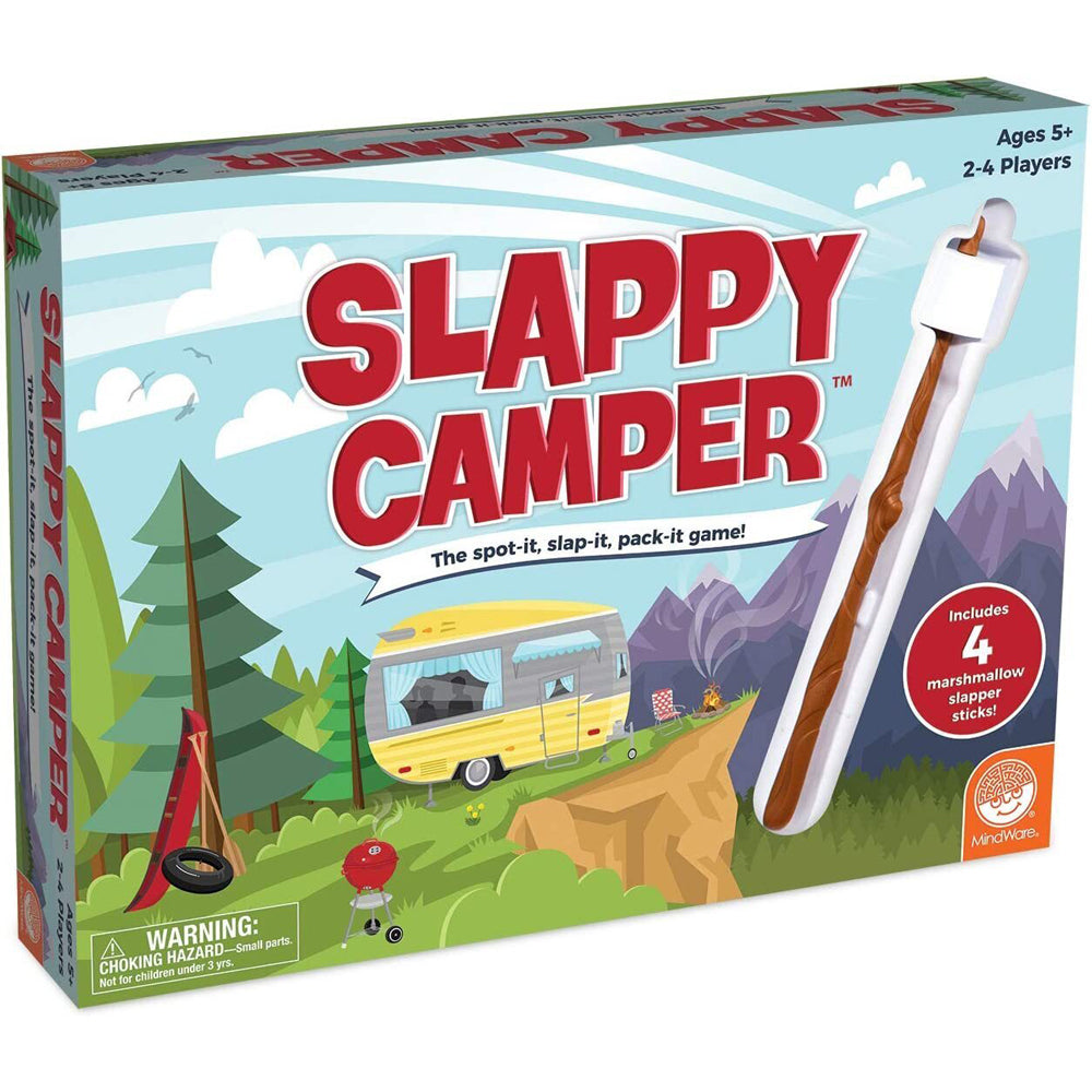 Mindware Slappy Camper 2-4 Player Kids/Children Fun Play Card/Board Game 5y+