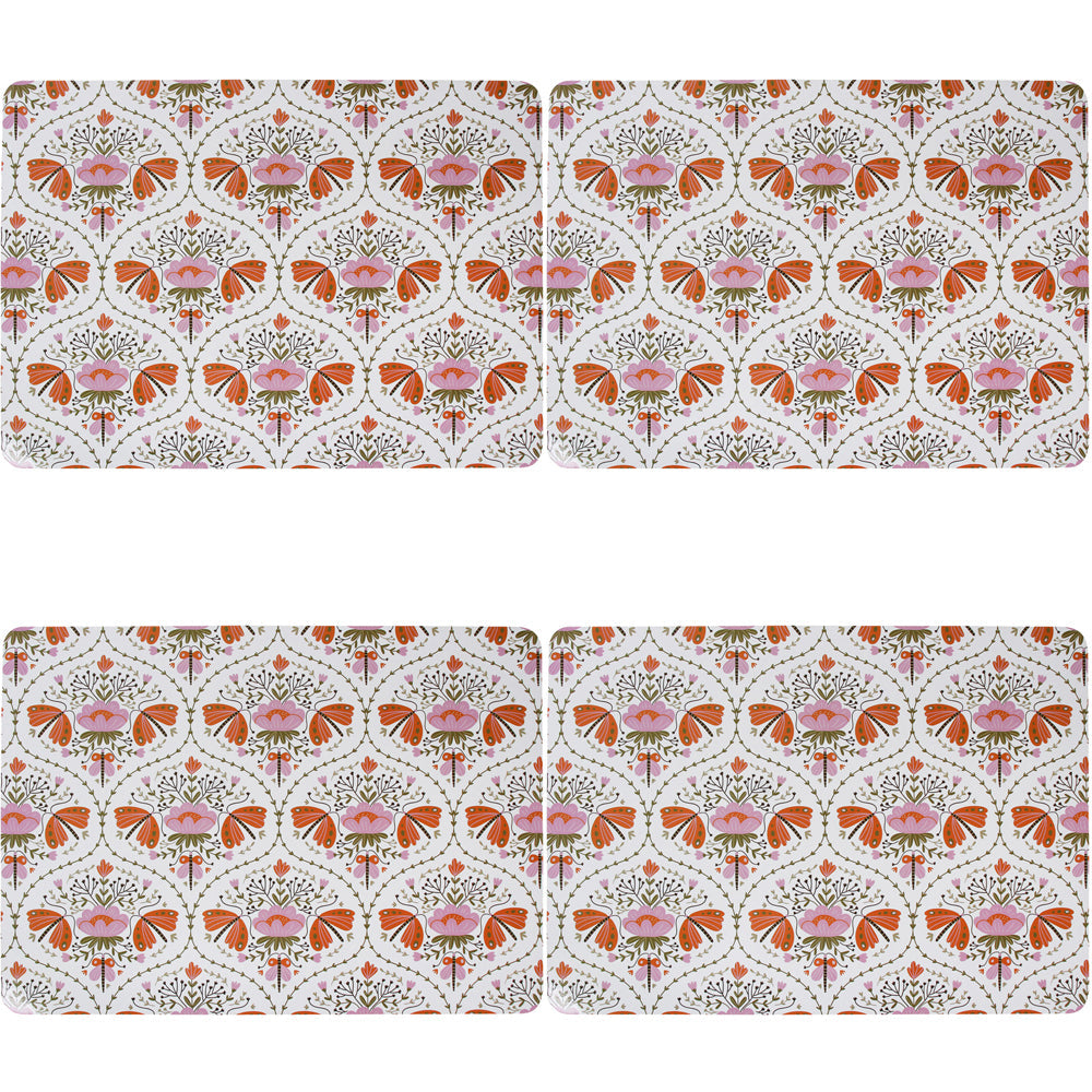 LVD 4pc LVD MDF/Cork Placemat Wanderer Home/Kitchen Decor 21.5x30cm Rectangular (4 Pack)