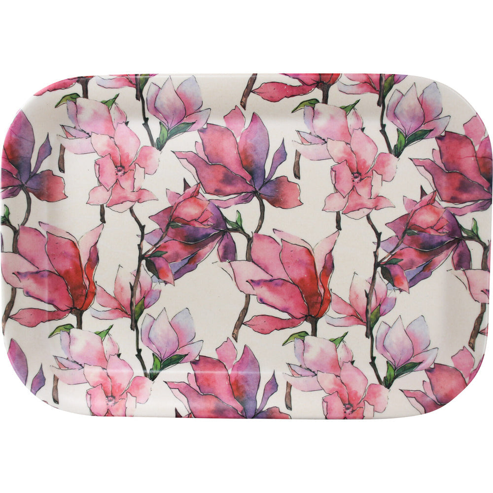 LVD Melamine/Bamboo Rectangle Serving Tray Platter 29.9x20.8cm Magnolia — image 4