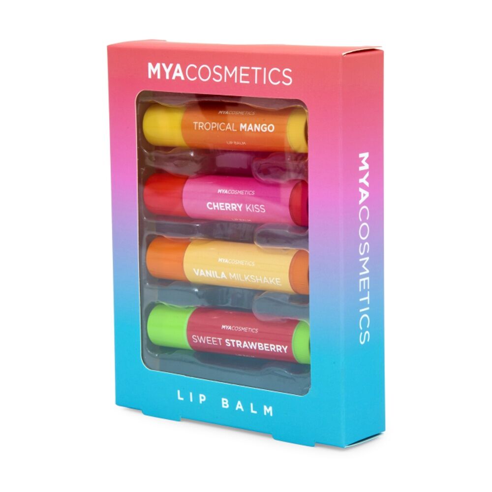 Mya Lip Balm Set Moisturising Tinted Kids/Children Multicolour 8y+ (4 Pieces) — image 2