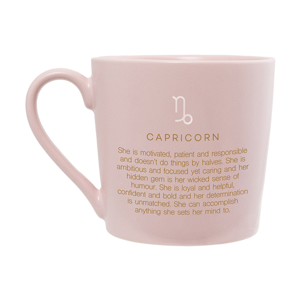 Splosh Mystique 13cm Ceramic Capricorn Mug Zodiac Coffee/Tea Drinking Pink (2 Pack) — image 2