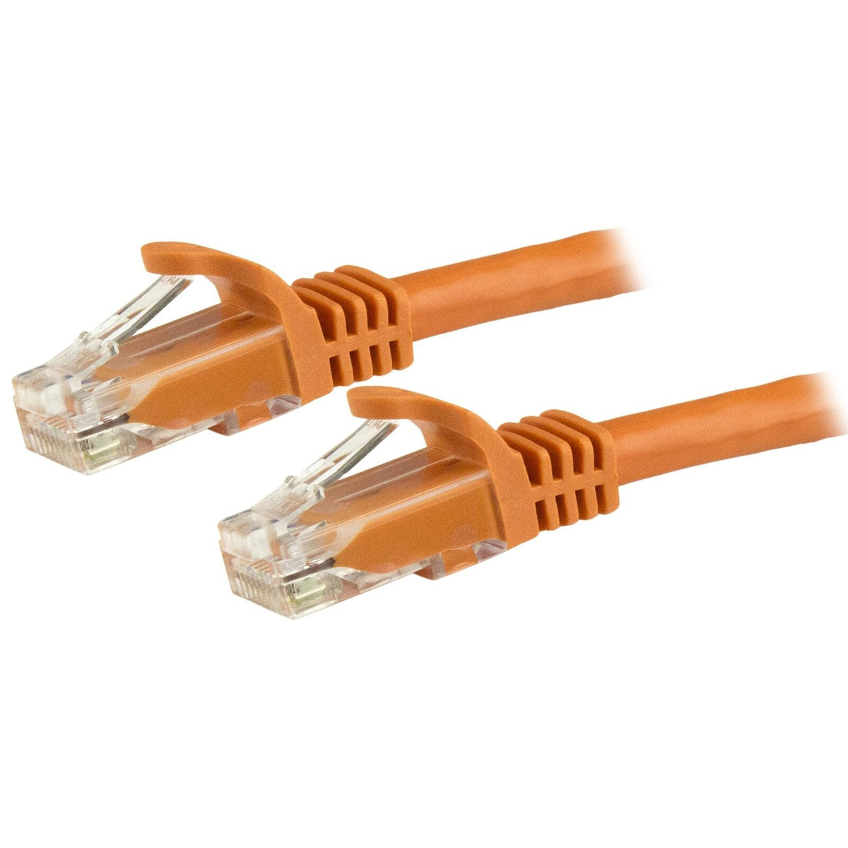 Star Tech 1m Snagless Cat6 UTP Ethernet LAN Cable Network/Patch Cord RJ45 Orange