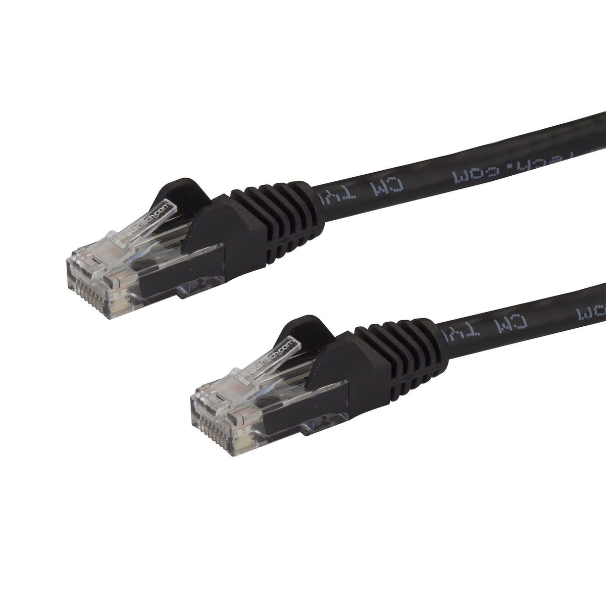 Star Tech 2m Snagless Cat6 UTP Ethernet LAN Cable Network/Patch RJ45 Black (2 Pack) — image 2