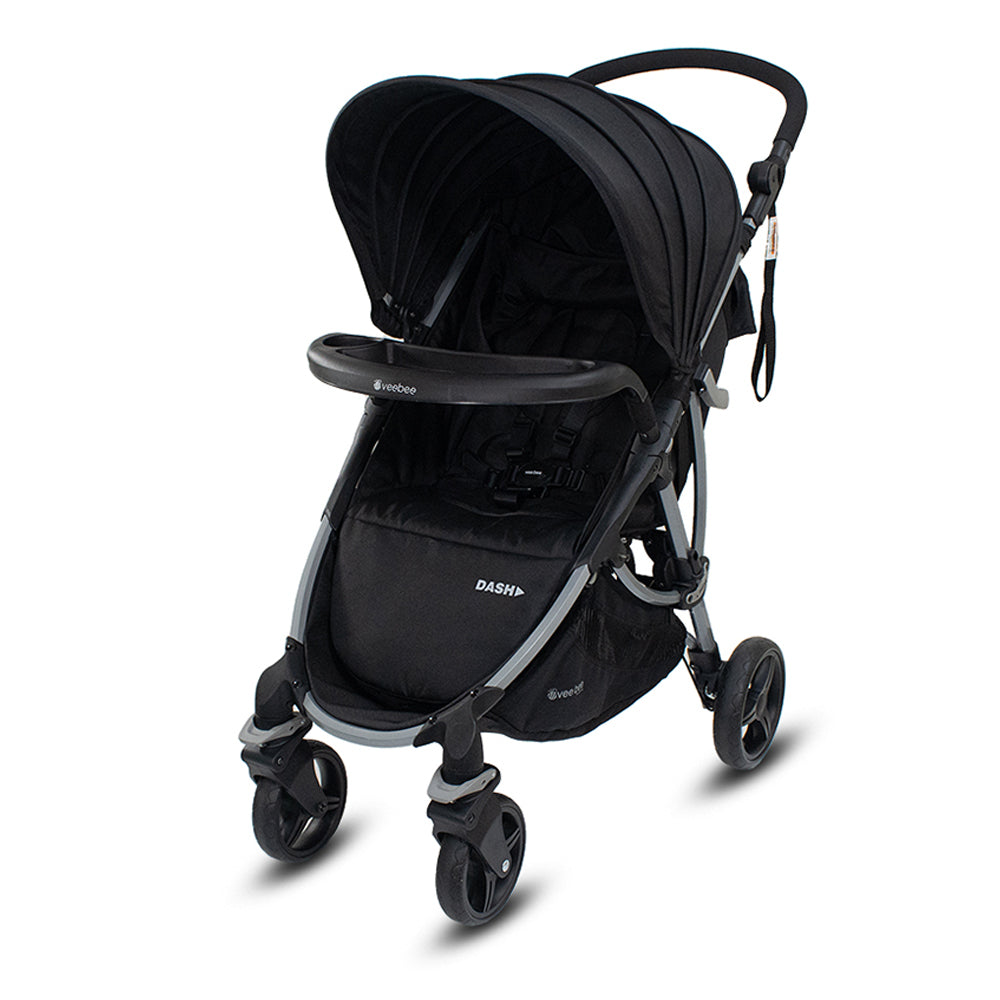 Vee Bee Veebee Dash Pram/Stroller Foldable/Recline for Baby/Infant/Toddler Moon Shadow