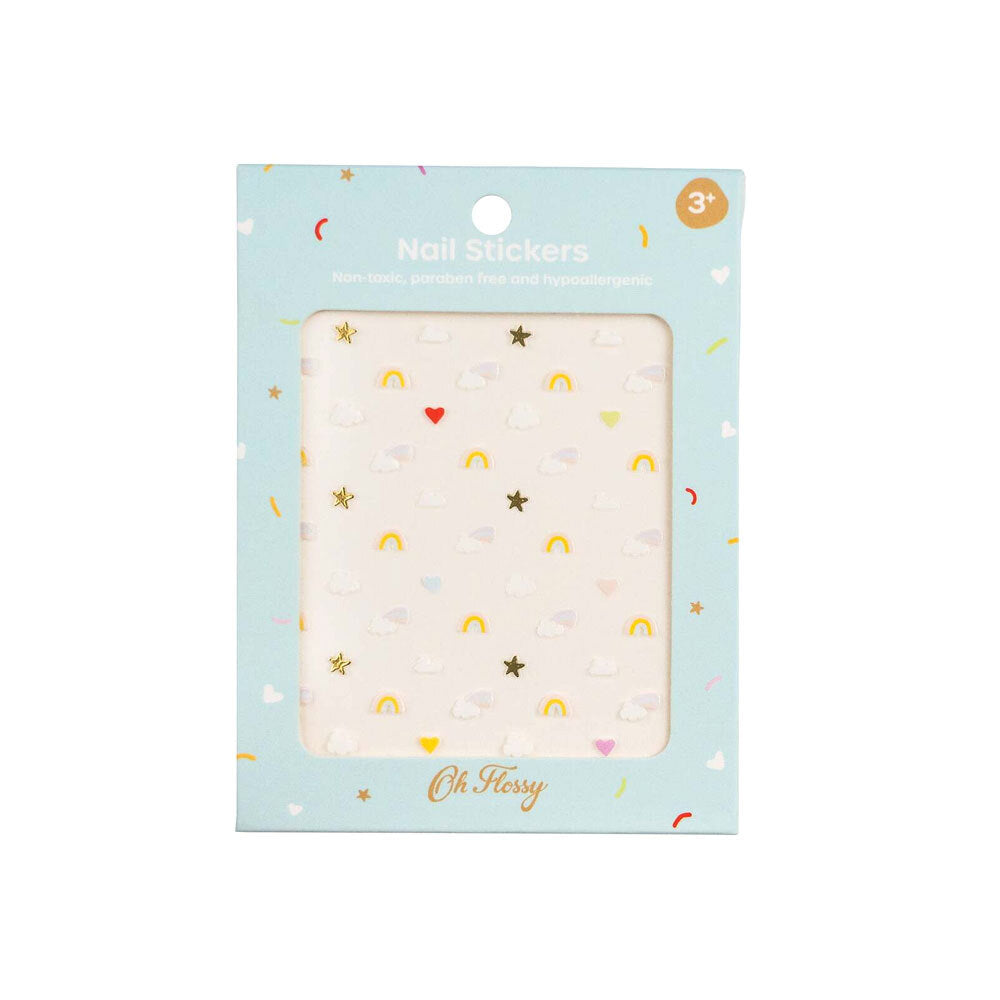 OH Flossy Cosmetic Nail Stickers Transfer/Decals Sky Theme Self Adhesive 3y+