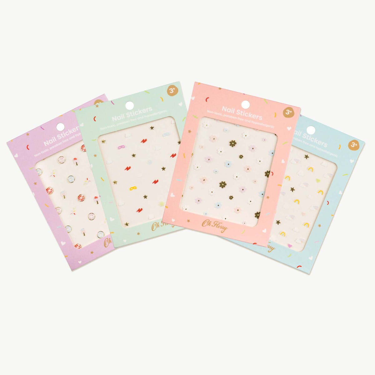 OH Flossy Cosmetic Nail Stickers Transfer/Decals Sweets Theme Self Adhesive 3y+ — image 4