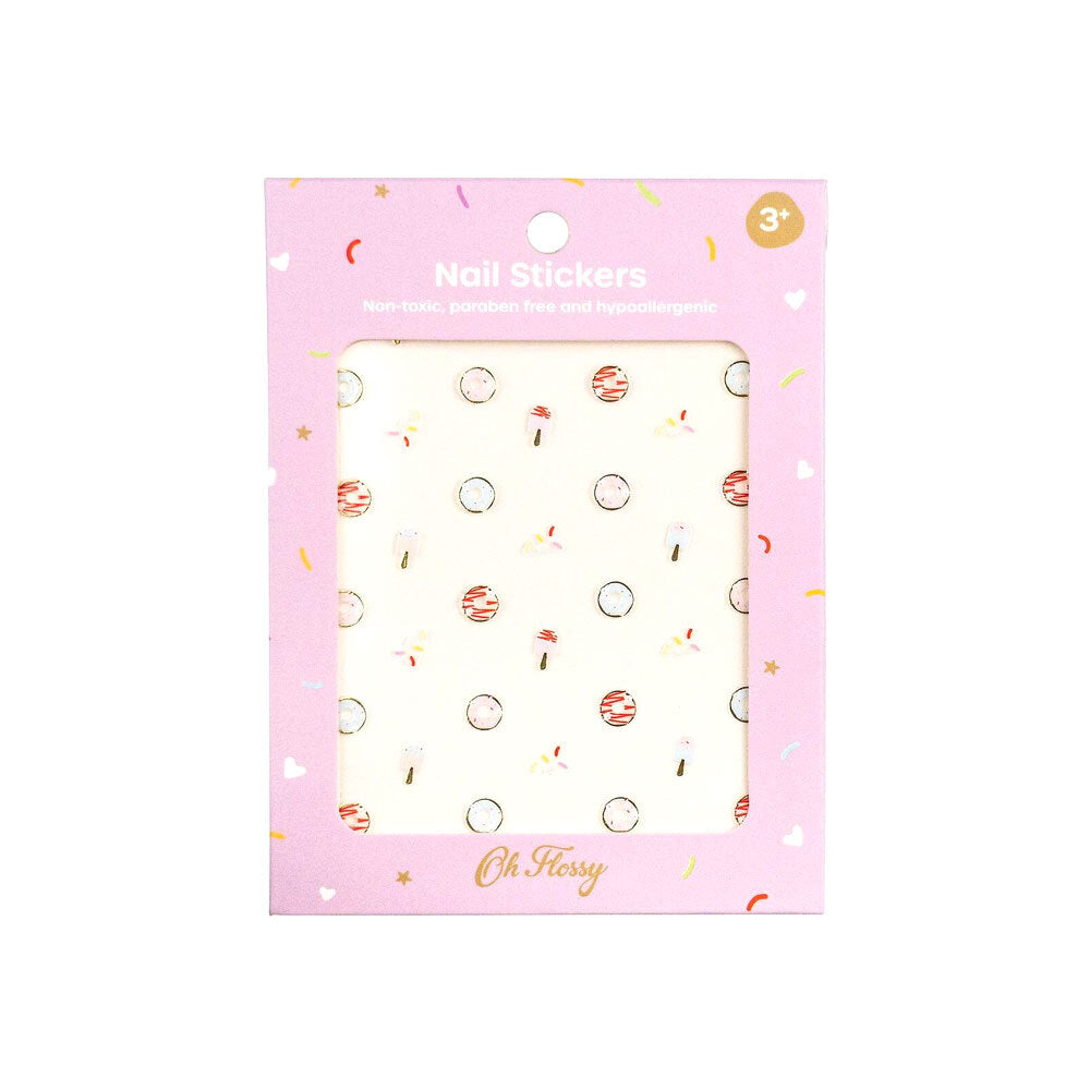 OH Flossy Cosmetic Nail Stickers Transfer/Decals Sweets Theme Self Adhesive 3y+