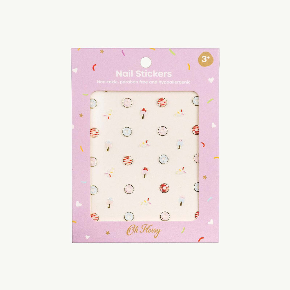 OH Flossy Cosmetic Nail Stickers/Decals Sweets Theme Self Adhesive 3y+ (3 Pack) — image 2