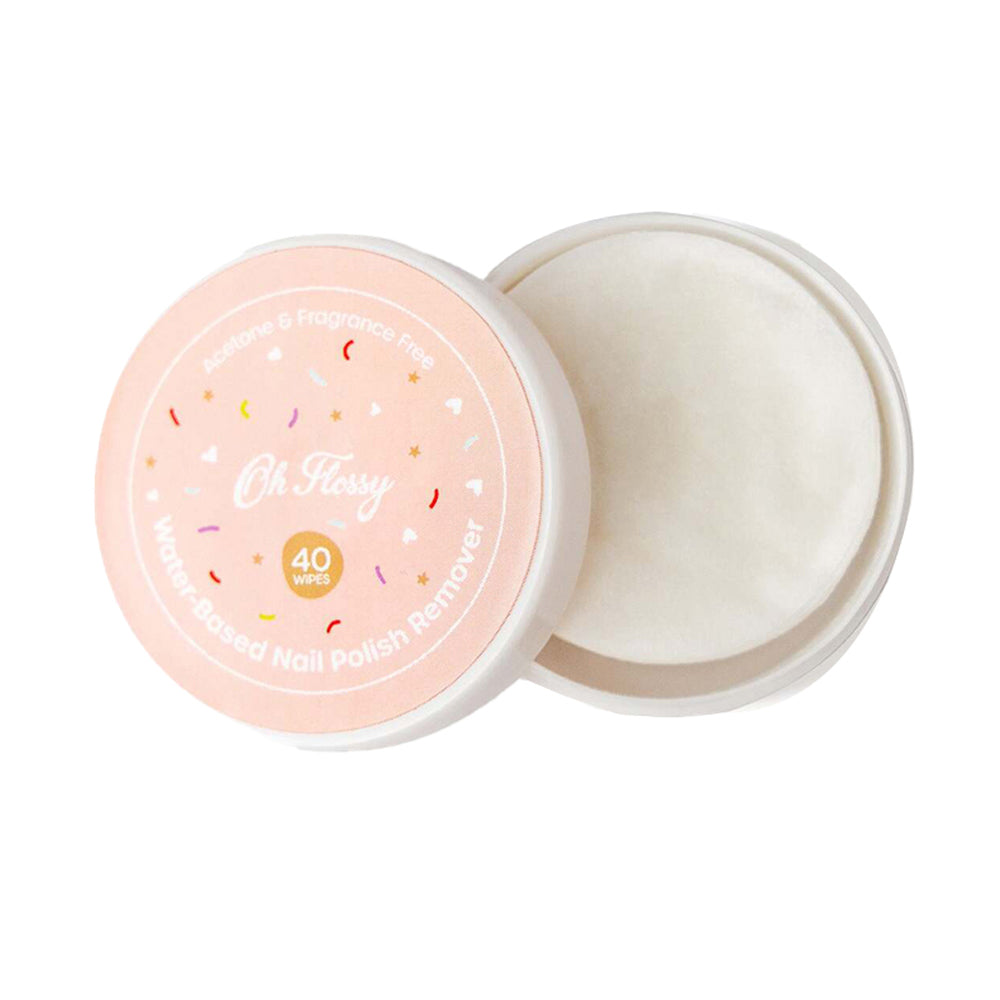 OH Flossy Water-Based Nail Polish Remover Wipes (40 Pieces)