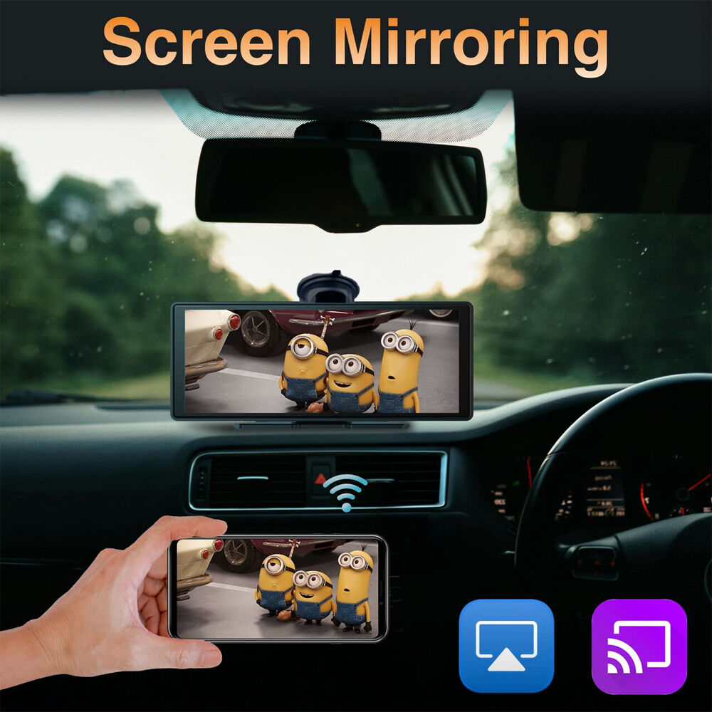 Navig8r Apple CarPlay/Android Auto 10in Portable Touchscreen LCD Screen — image 7