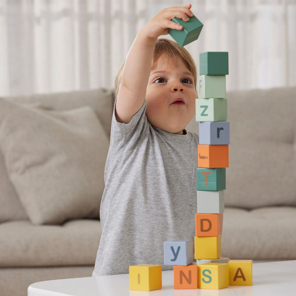 Zookabee Wooden Alphabet Blocks Educational Learning Skills Toy — image 2