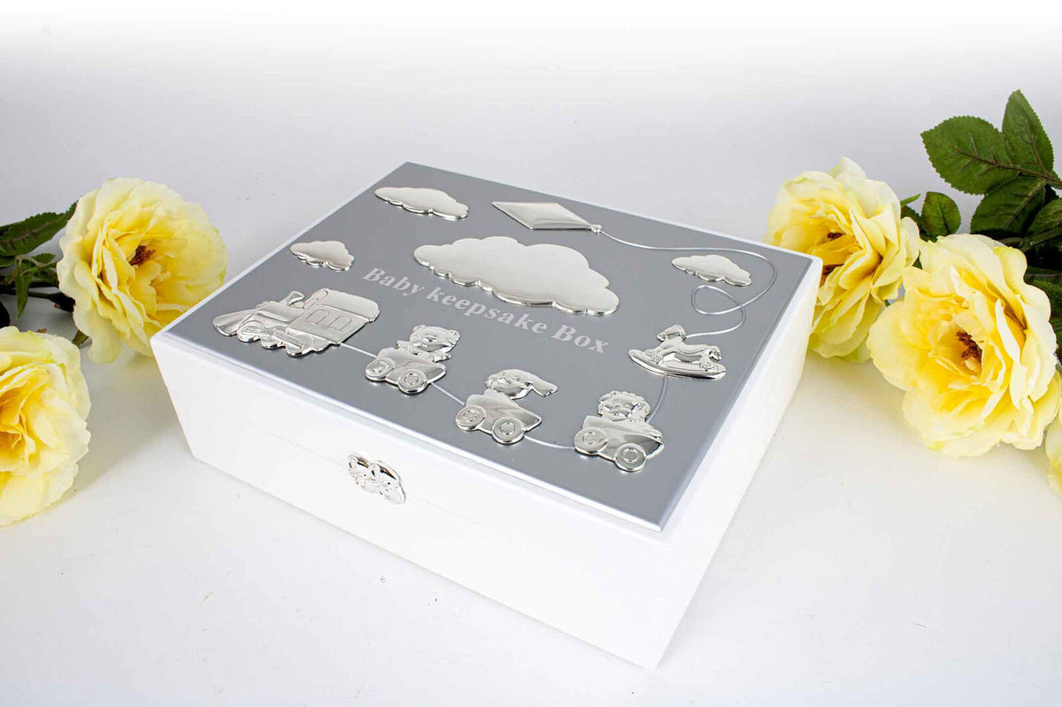 LMD Baby/Infant Treasures And Keepsakes Protective Display Box 17x22x7cm Gift Set — image 3