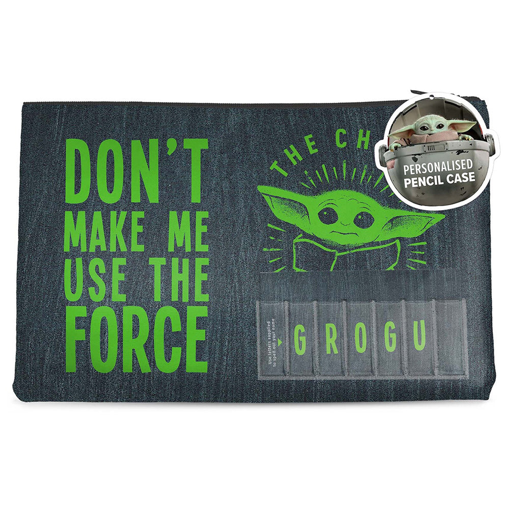 Star Wars Mandalorian Grogu Named Pencil/stationery Case Character Themed (3 Pack) — image 2
