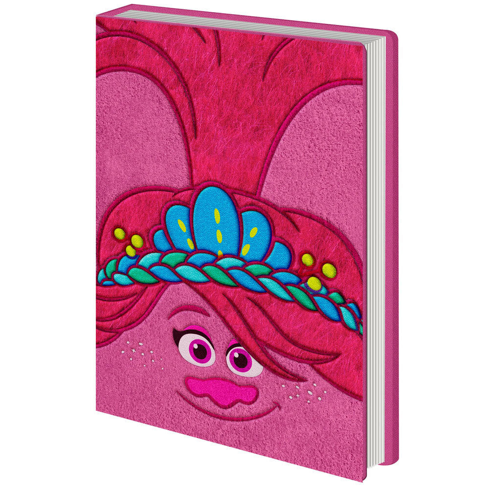 Trolls 3 Poppy Plush A5/160 x 210mm Memorabillia Hardcover Notebook/Diary