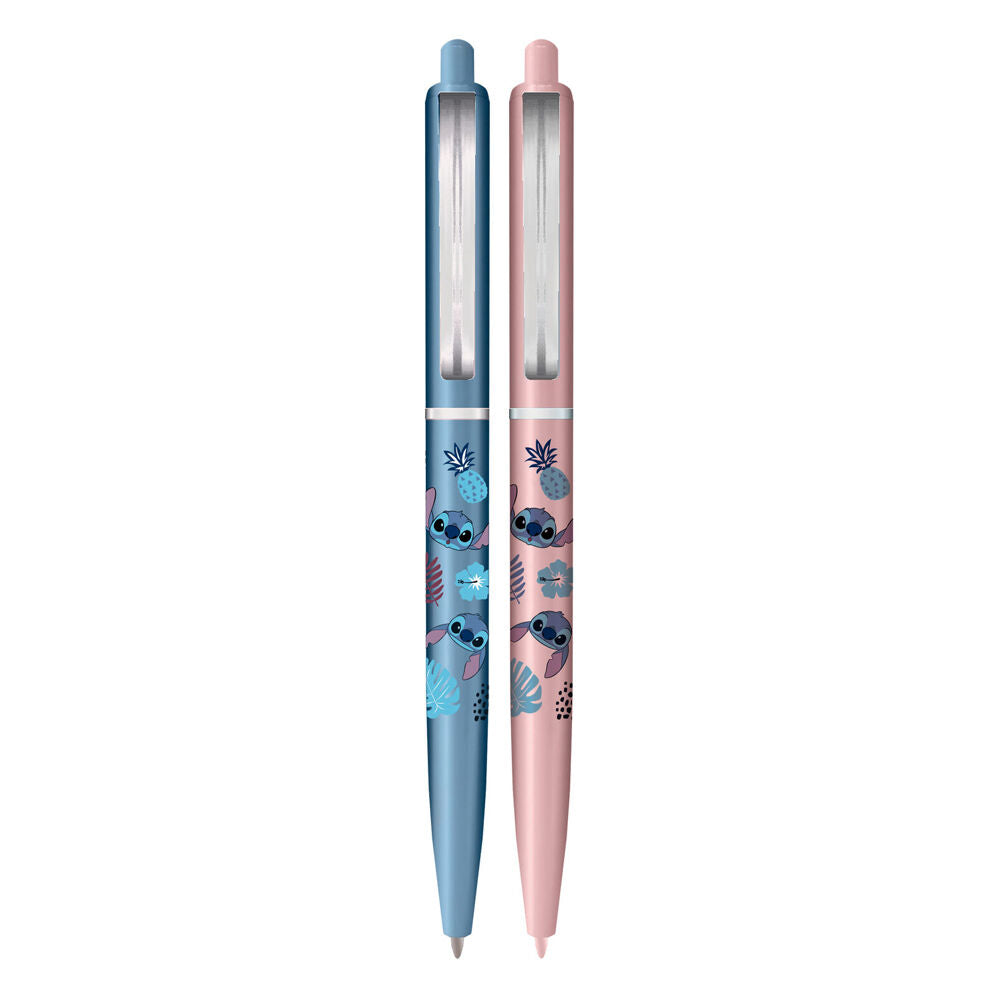 Disney Lilo & Stitch Stitch Smile Pen Set Writing Stationery Blue/Pink (2 Pieces) — image 2