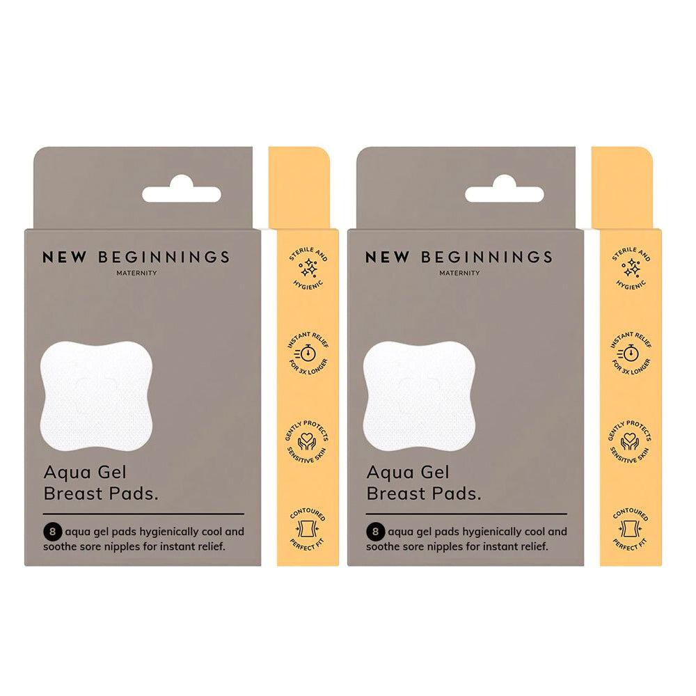 New Beginnings 8pc New Beginings Aqua Gel Breast Pads Matertinity (2 Pack)