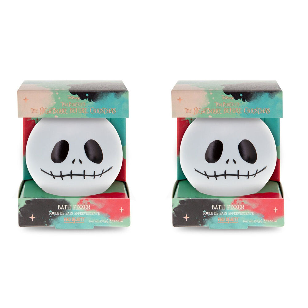 Disney Nightmare Before Christmas Cauldron Fizzer 130g Velvet Plum & Vanilla (2 Pack)