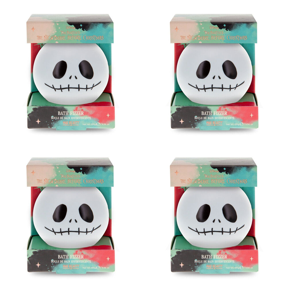 Disney Nightmare Before Christmas Cauldron Fizzer 130g Velvet Plum & Vanilla (4 Pack)
