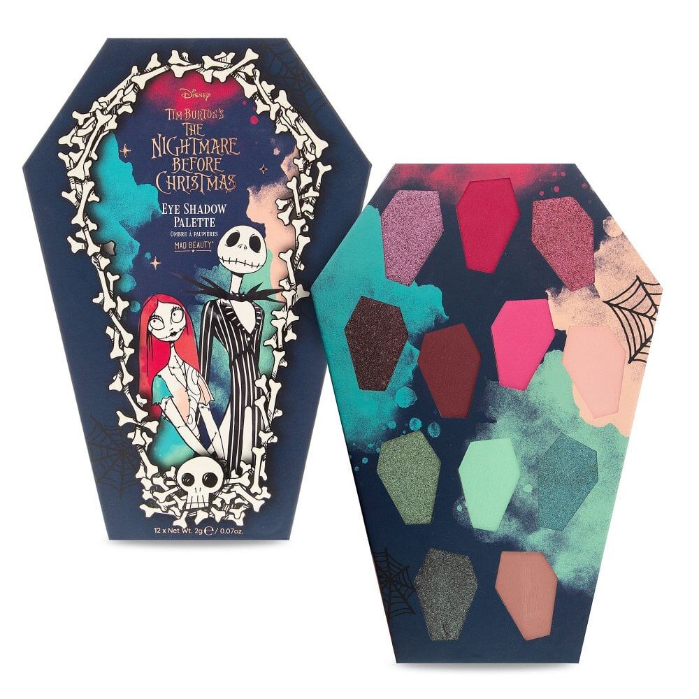 Disney Nightmare Before Christmas Eyeshadow Palette Multicoloured (12 Pieces)