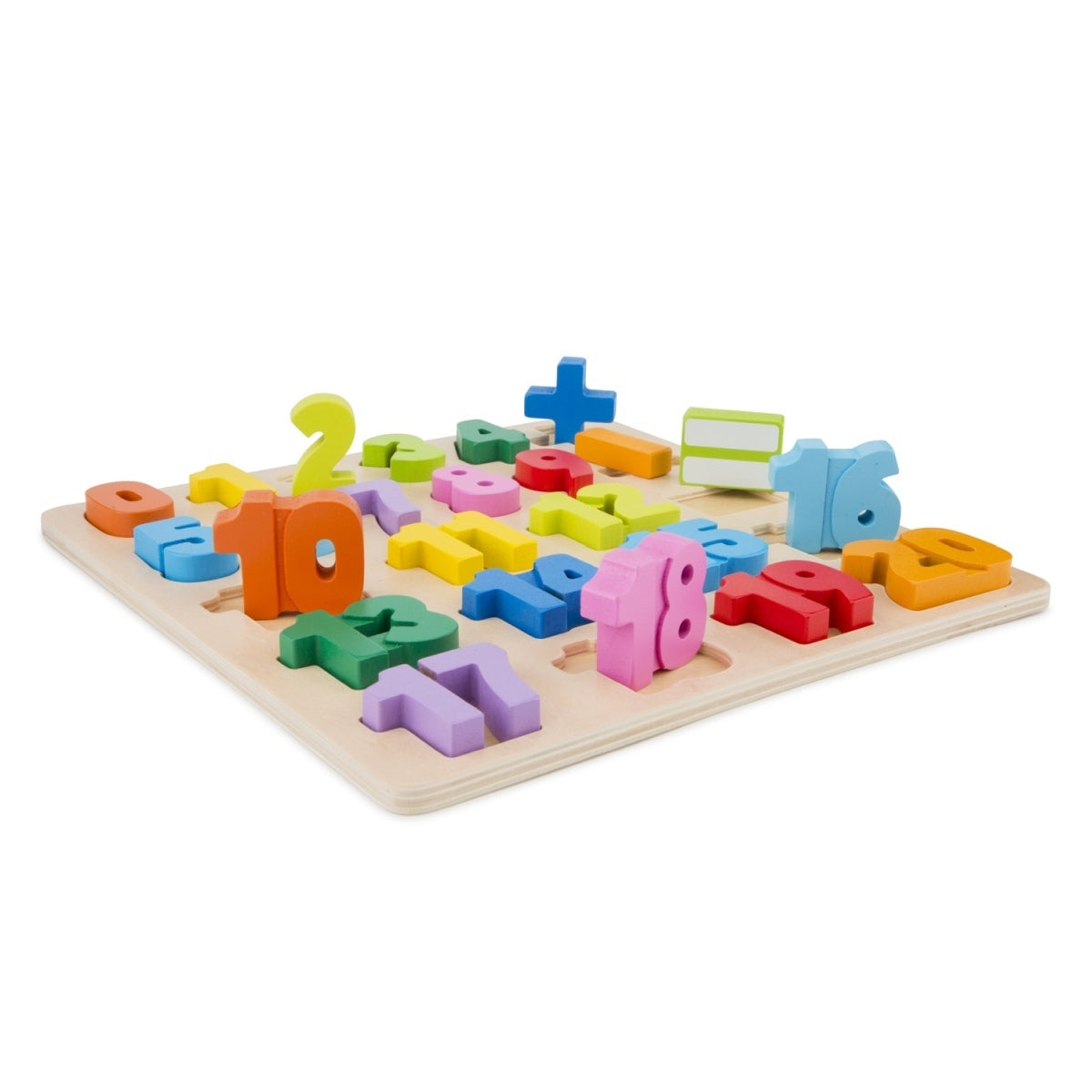 New Classic Toys Number/Count Wooden Puzzle Kids Fun Educational Toy 2+ (24 Pieces) — image 2