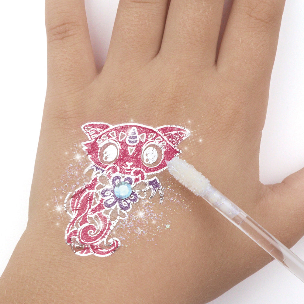 Nebulous Stars Stardust Body Art Kit Kids Metallic Temporary Tattoos 8y+ — image 4