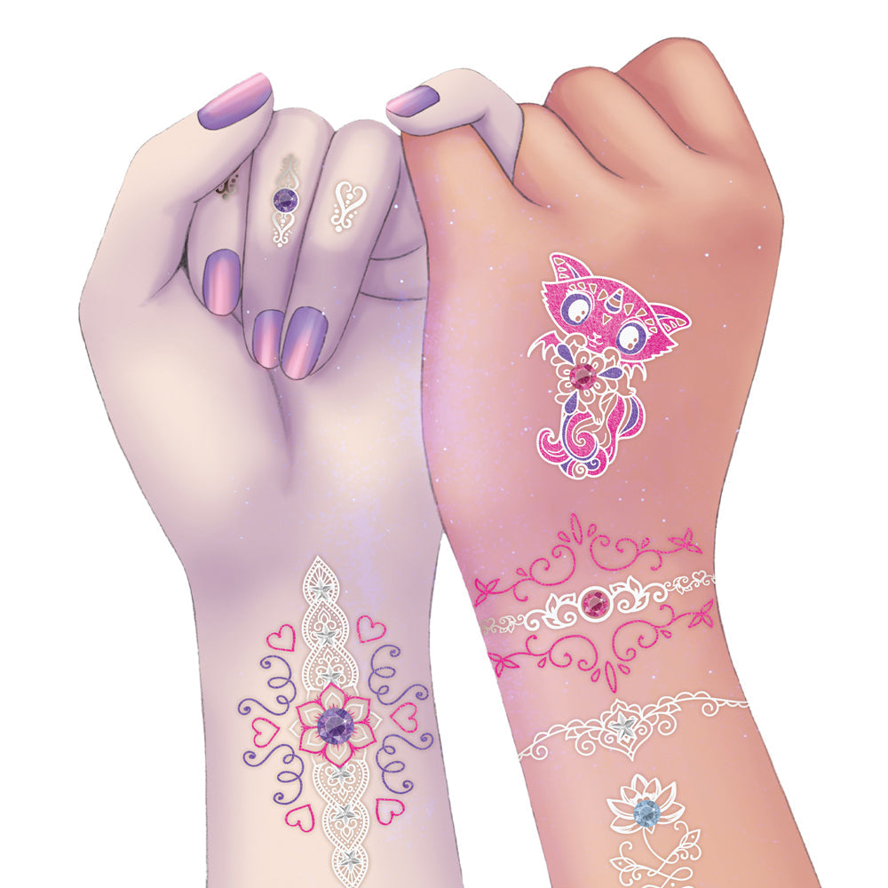 Nebulous Stars Stardust Body Art Kit Kids Metallic Temporary Tattoos 8y+ — image 7