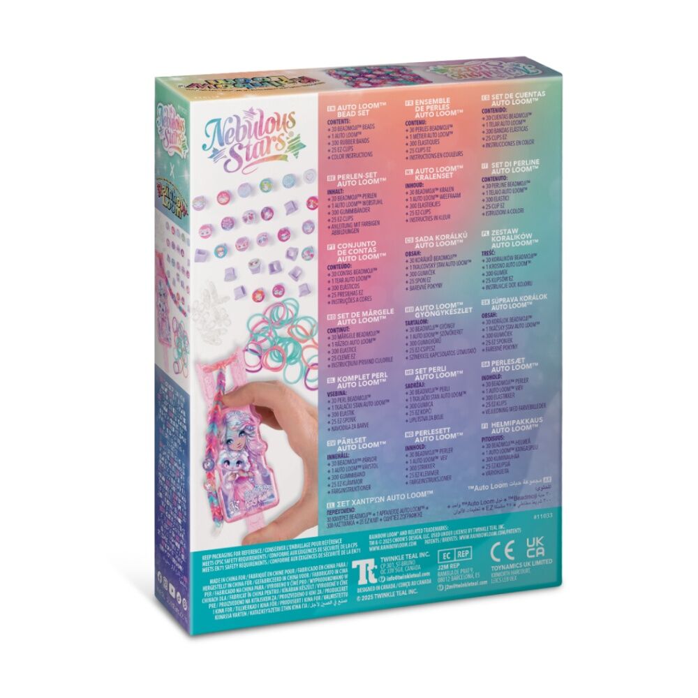 Nebulous Stars Rainbow Loom NS Auto Bead Set 30 Cute 300 Elastics — image 2