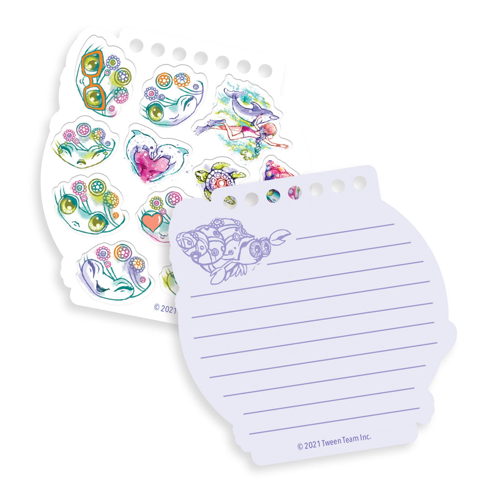 Nebulous Stars 9.2cm Mini Note Pad w/ Pencil/Chain/Stickers Kids 7y+ Assorted — image 5
