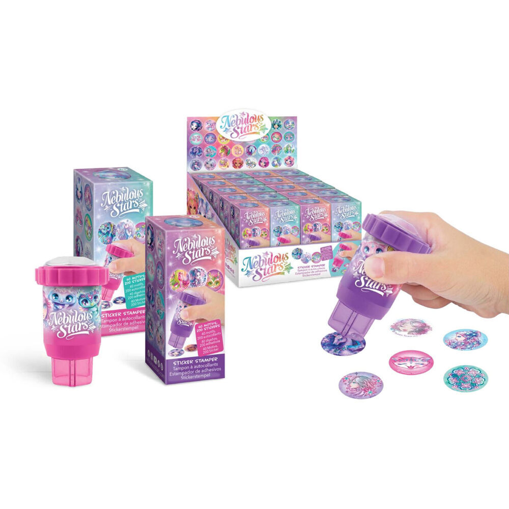 Nebulous Stars Sticker Stamper Stamping Toy Kids Art & Craft Kit 23x30cm 7y+ (2 Pack) — image 3
