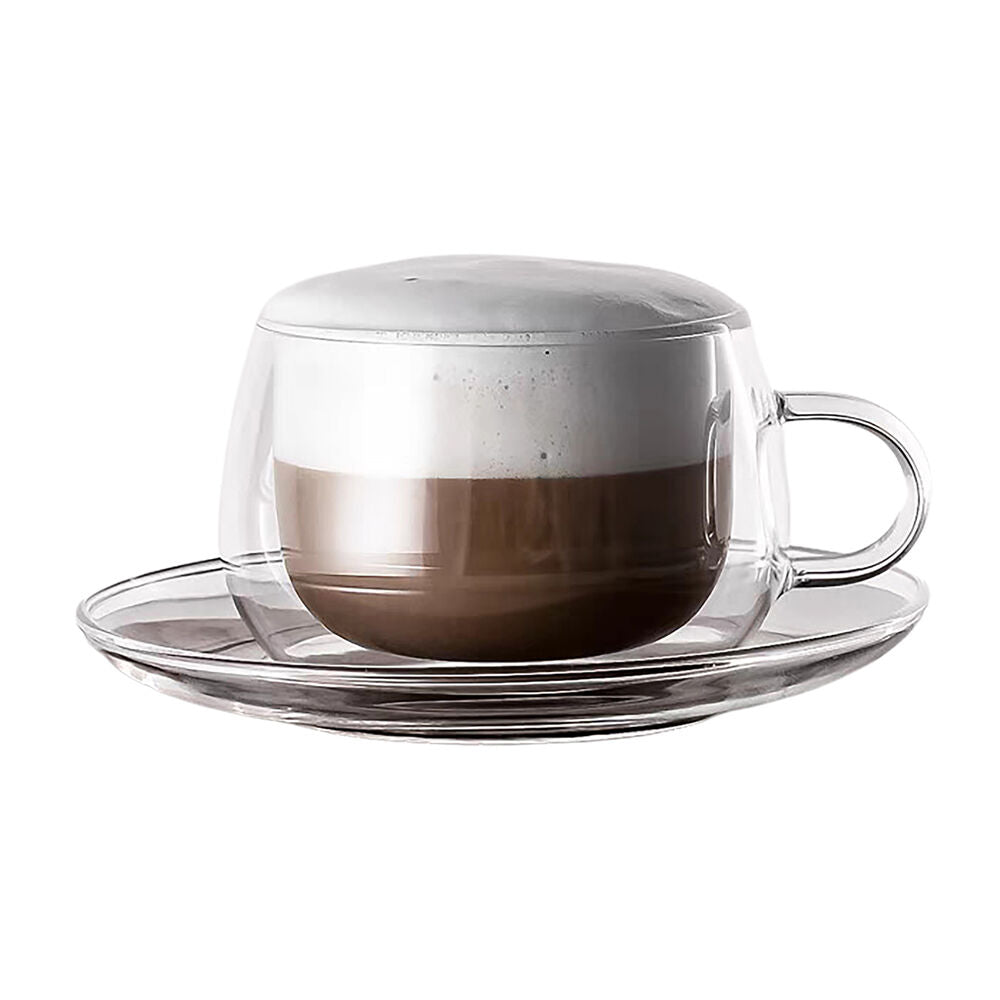 NF Living Serving Clear Cup 150ml Solid Double-Walled (2 Pieces)