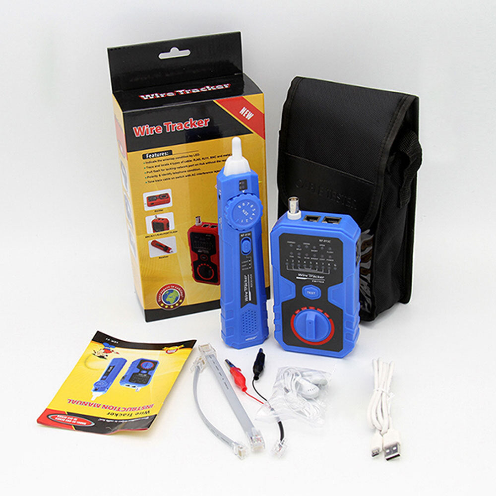 Doss Cable Tracer/Tracker Wire Finder Test Tone Sender/Receiver w/ AC Filter BL — image 4