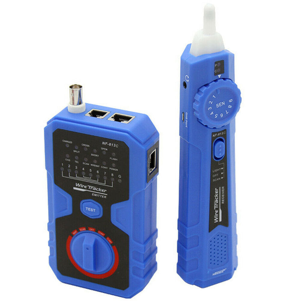 Doss Cable Tracer/Tracker Wire Finder Test Tone Sender/Receiver w/ AC Filter BL — image 3