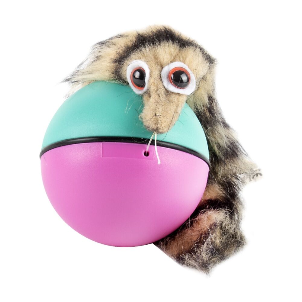 LMD Crazy Weasel Motorized Rolling Ball Funny Cat Dog Toy 24cm Novelty Toy — image 3